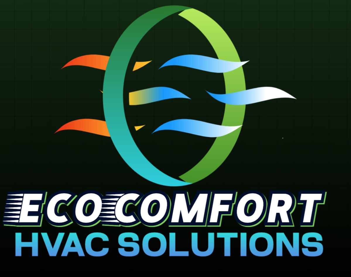 A logo of an HVAC company named EcoComfort